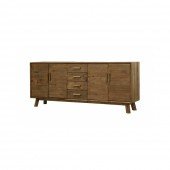 MISTRAL ΜΠΟΥΦΕΣ 200Χ48Χ85cm ΑΠΟ ΜΑΣΙΦ ΑΝΑΚΥΚΛΩΜΕΝΟ ΞΥΛΟ ΠΕΥΚΟΥ