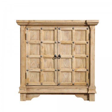 ΚΟΜΟ ΜΕ 2 ΠΟΡΤΑΚΙΑ ΚΑΙ 1 ΡΑΦΙ ΑΠΟ ΜΑΣΙΦ ΑΝΑΚΥΚΛΩΜΕΝΟ ΞΥΛΟ ΦΤΕΛΙΑΣ ΣΕ ΦΥΣΙΚΟ ΧΡΩΜΑ 86Χ43Χ86cm.