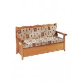 XND Sofa No3 Τριθέσιος Καναπές Κρεβάτι Σουηδικός, μασίφ με αποθηκευτικό χώρο 202x78εκ. 