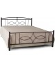Μεταλλικό κρεβάτι Νο 15 Μονό 90Χ190 μαζί με στρώμα ενισχυμένο και τάβλες