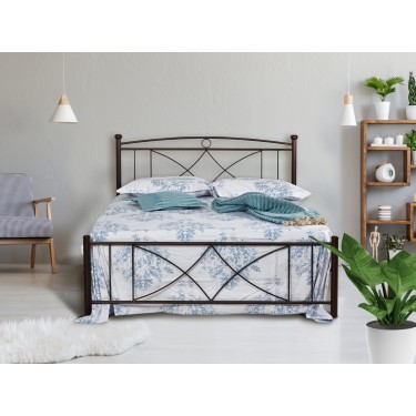 No16 Μεταλλικό Κρεβάτι Μονό 90Χ190