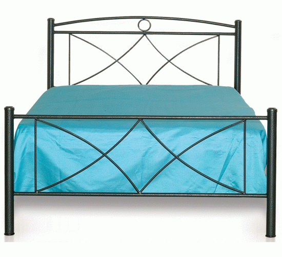 No16 Μεταλλικό Κρεβάτι Μονό 90Χ200
