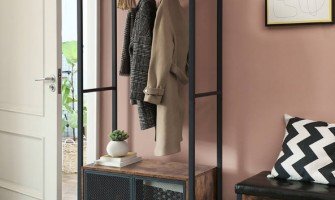 Κρεμάστρες δαπέδου. Μια εξαιρετική και πρακτική ιδέα για μικρούς χώρους που δεν διαθέτουν πολλές ή μεγάλες ντουλάπες αποθήκευσης!