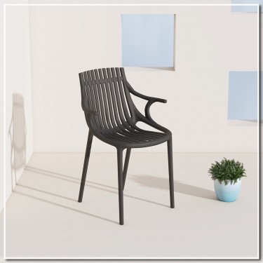 ΚΑΡΕΚΛΑ MONACO ΑΠΟ ΠΟΛΥΠΡΟΠΥΛΕΝΙΟ ΜΕ ΜΠΡΑΤΣΑ, 46x41x82εκ.