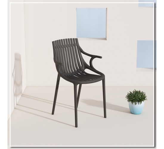 ΚΑΡΕΚΛΑ MONACO ΑΠΟ ΠΟΛΥΠΡΟΠΥΛΕΝΙΟ ΜΕ ΜΠΡΑΤΣΑ, 46x41x82εκ.