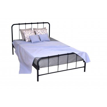 ΜΕΤΑΛΛΙΚΟ ΚΡΕΒΑΤΙ Ημίδιπλο ΓΙΑ ΣΤΡΩΜΑ 120Χ190  ΕΚΡΟΥ  ΜΑΖΙ ΜΕ ΣΤΡΩΜΑ ΟΡΘΟΠΕΔΙΚΟ  ΚΑΙ ΤΑΒΛΕΣ 