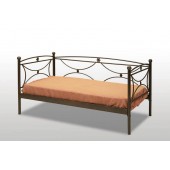 ΜΕΤΑΛΛΙΚΟΣ ΚΑΝΑΠΕΣ ΜΑΡΓΑΡΙΤΑ ΣΚΕΛΕΤΟΣ 90Χ200 ΣΤΡΩΜΑ 