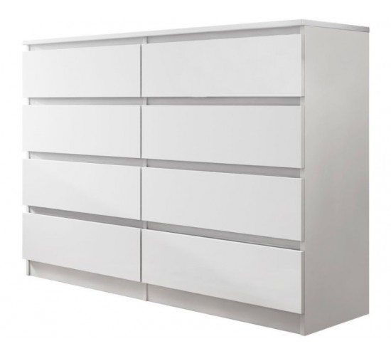Συρταριέρα Juniper 8S-Leuko Συρταριέρα Juniper 8S-Leuko