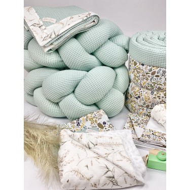 Πλεξούδα Dusty Mint Waffle