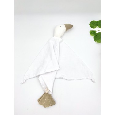 Πανάκι Νάνι Baby Duck white