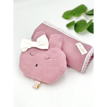 Σετ με κουδουνίστρα Dusty Pink