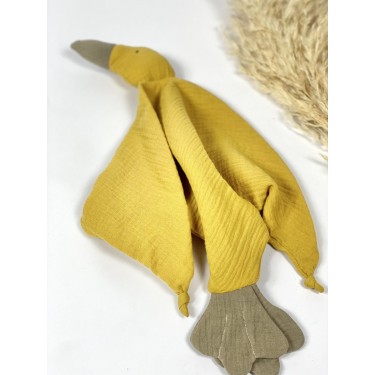 Πανάκι Νάνι  baby duck Moustard