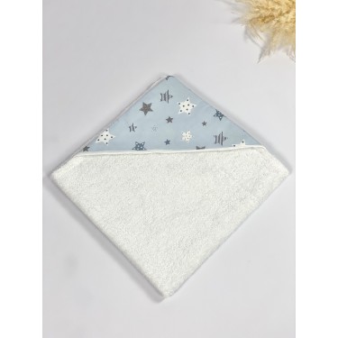 Blue Stars Βρεφικό Μπουρνουζάκι Κάπα 