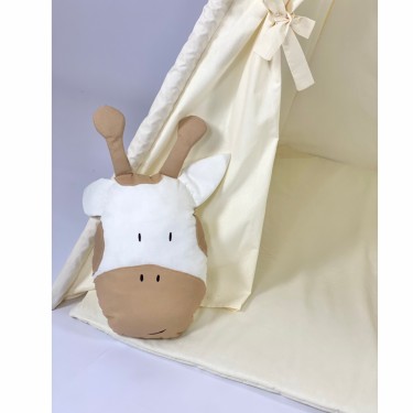 Παιδική Σκηνή - teepee tent Giraffe - Ζωγραφισμένη στο χέρι