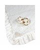 Muslin Bed Set White And Gold