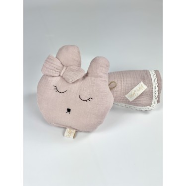 Σετ με κουδουνίστρα Powder Pink 