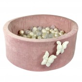 Παιδική Πισίνα Με Μπάλες Pink Butterfly 