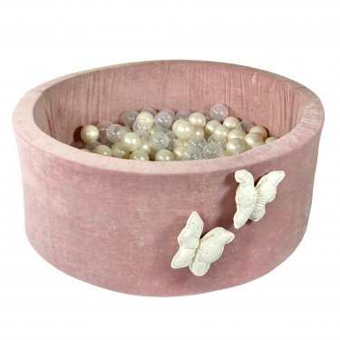 Παιδική Πισίνα Με Μπάλες Pink Butterfly 