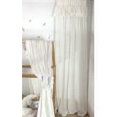Κουρτίνα White And Gold Muslin