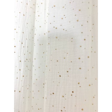 Κουρτίνα White And Gold Muslin