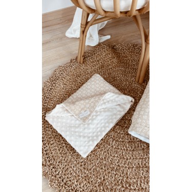 Natural and Minky Κουβέρτα 