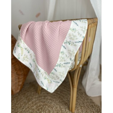 Pink Eucalyptus Κουβέρτα Πικέ