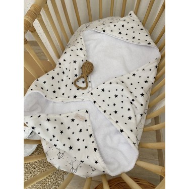 Black Stars Βρεφικό Μπουρνουζάκι Κάπα 