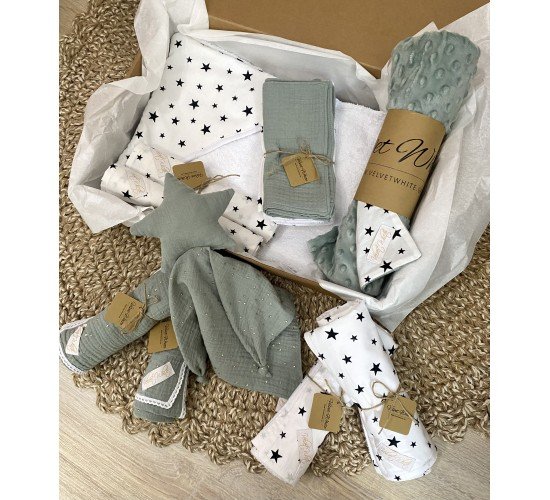 Baby Box Mint And Stars