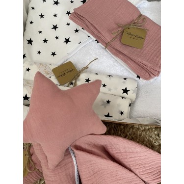 Pink And Stars Baby Box 