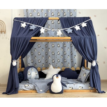Κουρτίνες κρεβατιού- Canopy Bed Penguin 