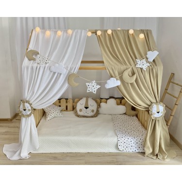 Κουρτίνες κρεβατιού- Canopy Bed Lion