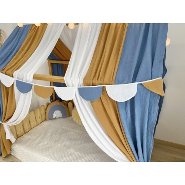 Κουρτίνες κρεβατιού- Canopy Bed Tricolore