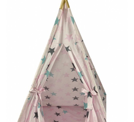 Παιδική Σκηνή - teepee tent Stars And Pink