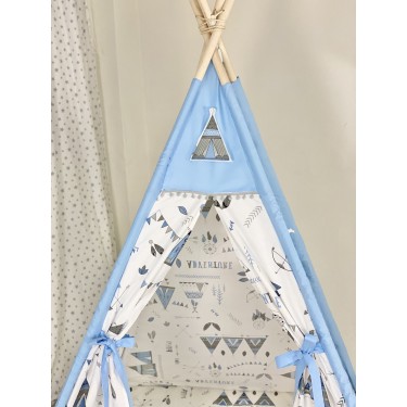 Παιδική Σκηνή - teepee tent Indian Blue
