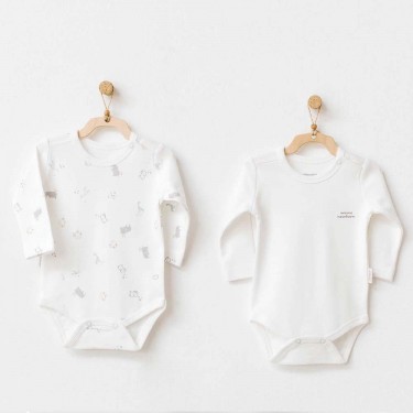 Σετ 2 μακρυμάνικα κορμάκια The Zoo S Balboa