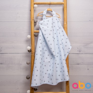 Ποδιά θηλασμού γαλάζια ABO