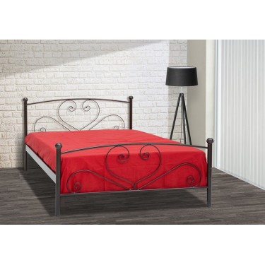 ΚΡΕΒΑΤΙ ΣΙΔΕΡΕΝΙΟ ΜΕΤΑΛΛΙΚΟ ΚΑΛΥΜΝΟΣ ΜΕ ΣΤΡΩΜΑ FOAM SLEEP WELL ΚΑΙ ΤΑΒΛΕΣ ΔΙΠΛΟ 150Χ200 ΚΟΜΠΛΕ ΣΙΔΕΡΕΝΙΟ ΚΡΕΒΑΤΙ ΜΕ ΣΤΡΩΜΑ ΠΑΚΕΤΟ