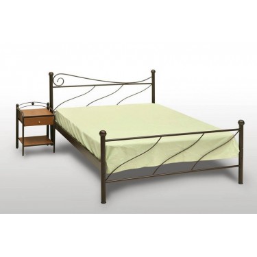 ΣΙΔΕΡΕΝΙΟ ΜΕΤΑΛΛΙΚΟ ΚΡΕΒΑΤΙ ΠΑΡΟΣ Διπλό 140Χ200 