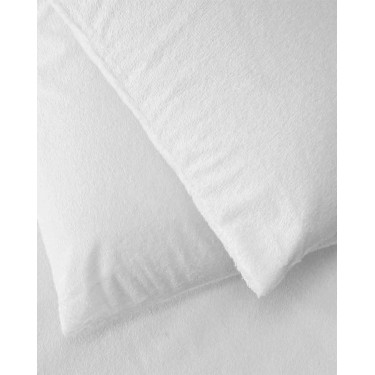 Αδιάβροχη Πετσετέ Βρεφική Μαξιλαροθήκη Madeira 35x45cm Άσπρο