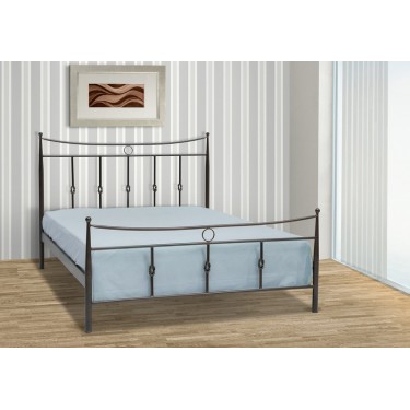 ΚΡΕΒΑΤΙ ΚΡΟΝΟΣ ΜΕΤΑΛΛΙΚΟ ΗΜΙΔΙΠΛΟ ΓΙΑ ΣΤΡΩΜΑ 110Χ190