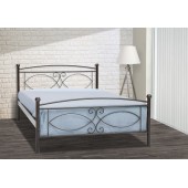 ΜΕΤΑΛΛΙΚΟ ΚΡΕΒΑΤΙ ΤΖΙΑ ΔΙΠΛΟ 160Χ200