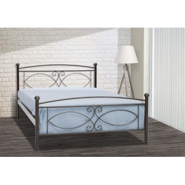 ΜΕΤΑΛΛΙΚΟ ΚΡΕΒΑΤΙ ΤΖΙΑ ΔΙΠΛΟ 160Χ200