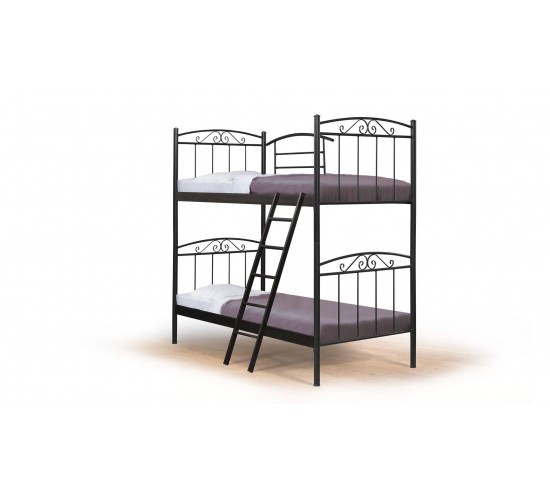 Δήμητρα Μεταλλική Κουκέτα 8230 90x190 με Σκάλα & Προστατευτικό Κάγκελο – Πρακτική & Ασφαλής