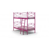 Marga Μεταλλική Κουκέτα 8231 για στρώμα 90x190 με Σκάλα & Προστατευτικό Κάγκελο – Πρακτική & Ασφαλής