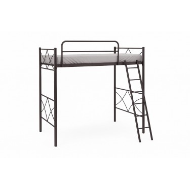 Μεταλλική Κουκέτα Loft 90x190 με Σκάλα – Ιδανική για Γραφείο ή Εξοικονόμηση Χώρου