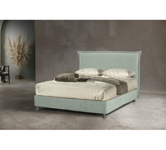 Ντυμένο Κρεβάτι MOON με Υφασμάτινο Κεφαλάρι – Μοντέρνος Σχεδιασμός & Άνεση Ύπνου Μονό 90Χ200 εκ. 