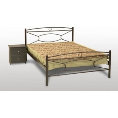 ΚΡΙΚΟΣ ΜΕΤΑΛΛΙΚΟ ΚΡΕΒΑΤΙ ΗΜΙΔΙΠΛΟ 110Χ190 