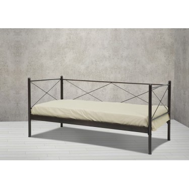 ΜΕΤΑΛΛΙΚΟΣ ΣΙΔΕΡΕΝΙΟΣ ΚΑΝΑΠΕΣ ΕΡΜΗΣ Μονός 90Χ190 