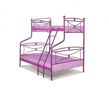 ΜΕΤΑΛΛΙΚΗ ΚΟΥΚΕΤΑ Νο 40 ΜΕ ΔΙΠΛΌ ΚΡΕΒΑΤΙ ΚΑΤΩ 90x190 / 140x190 cm