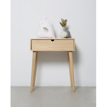 Θήκη Φύλαξης Για Εσώρουχα Κέντημα Χειρός Buggie Flower 20x30cm 20x30cm Άσπρο